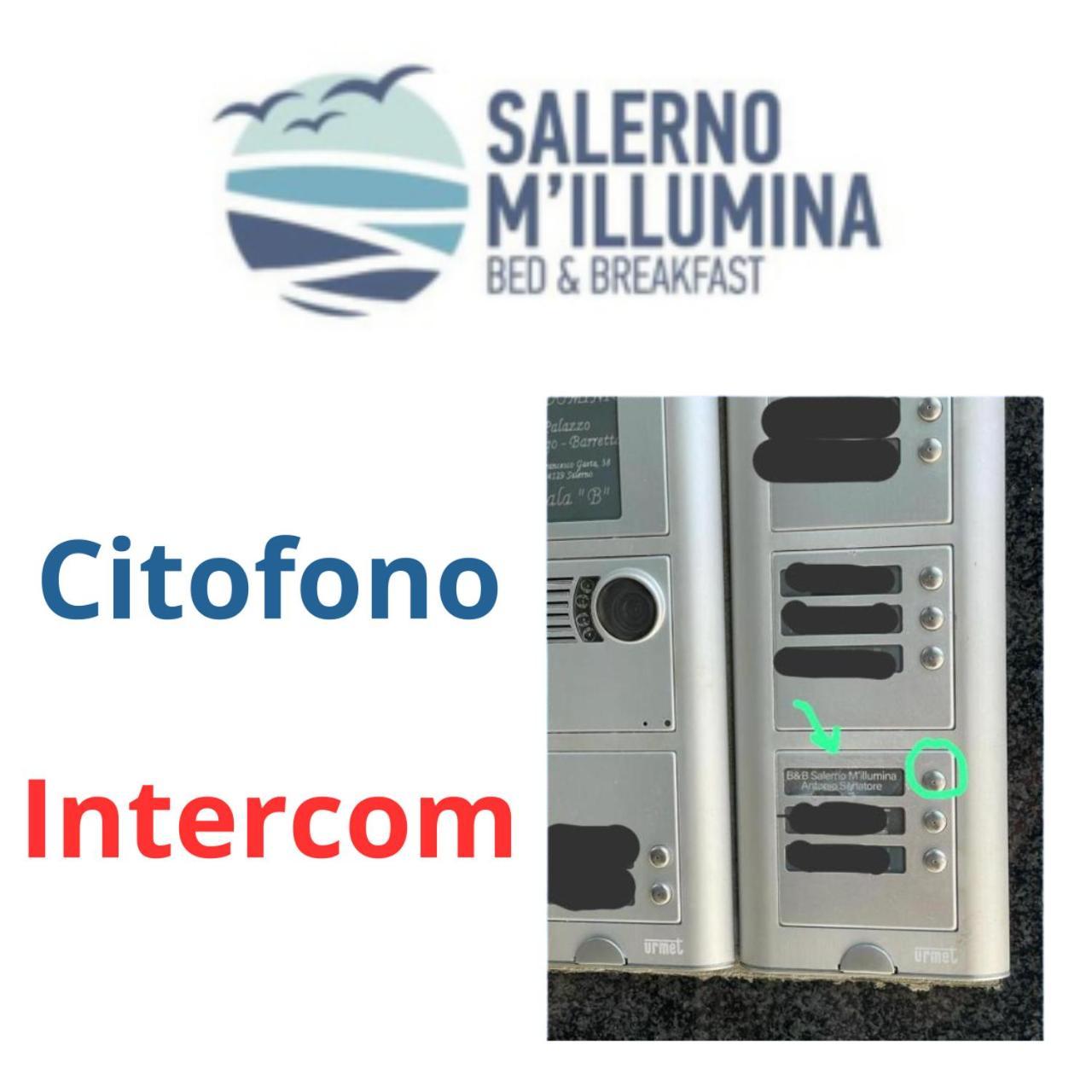 Salerno M'Illumina Bed and Breakfast Exteriör bild